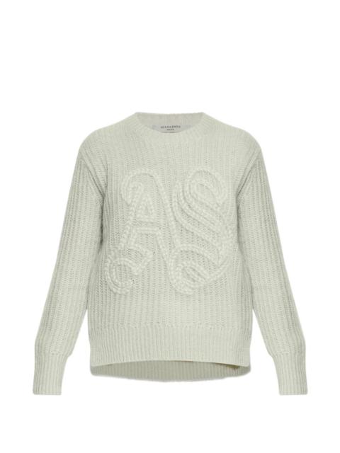 ALLSAINTS Chain crew-neck sweater