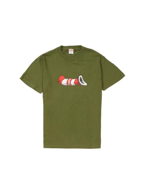 Supreme Supreme Cat in the Hat Tee Olive