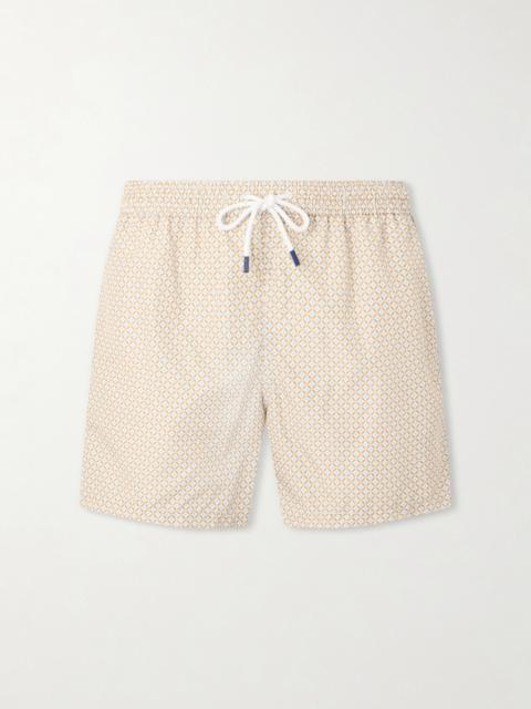 FEDELI Madeira Printed Straight-Leg Swim Shorts