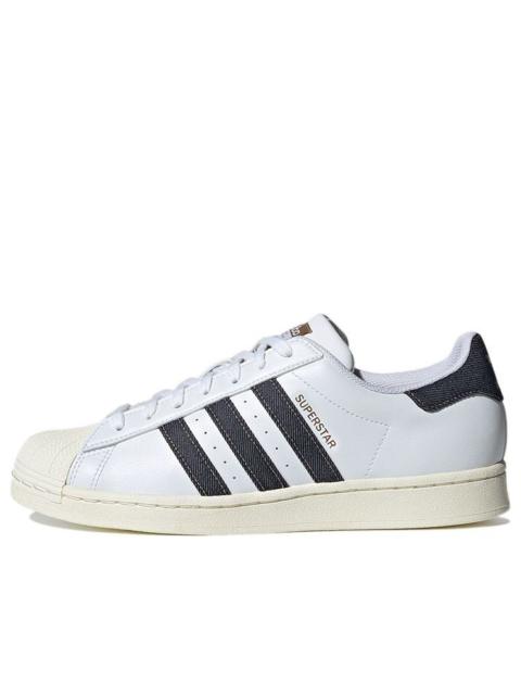 adidas adidas originals Unisex Superstar Sneakers White/Blue GX5187