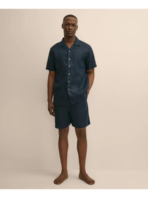 Brooks Brothers Linen Short Pajamas