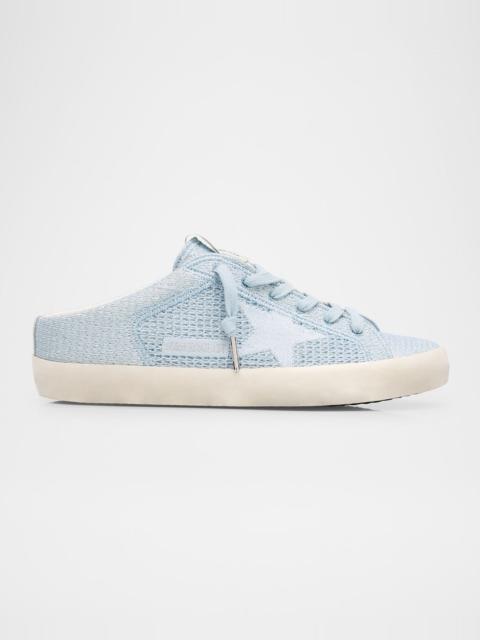 Sabot Embroidered Cotton Slide Sneakers