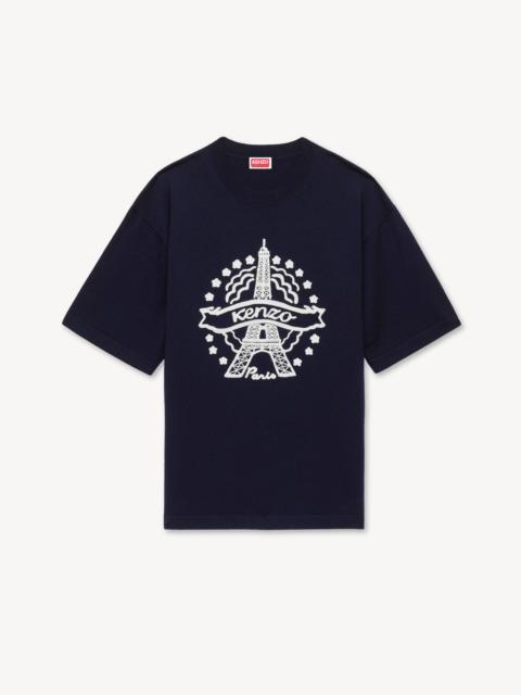 KENZO 'KENZO Eiffel Tower Design' embroidered T-shirt in wool
