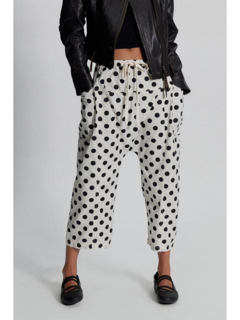 FREE PEOPLE Need You Now Printed Cotton-Poplin Harem Pants