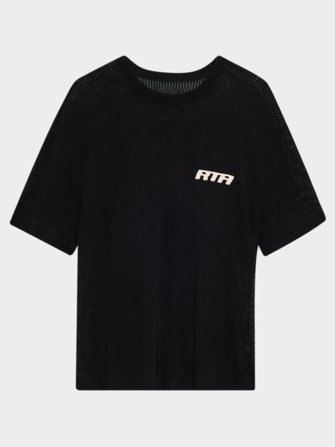 RTA Men's Ian Short-Sleeve Mesh Logo T-Shirt