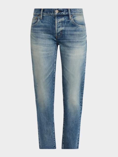 MOUSSY VINTAGE Waverly Raw-Hem Ankle Jeans