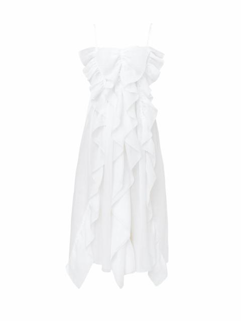 Chloé RUFFLED MIDI DRESS