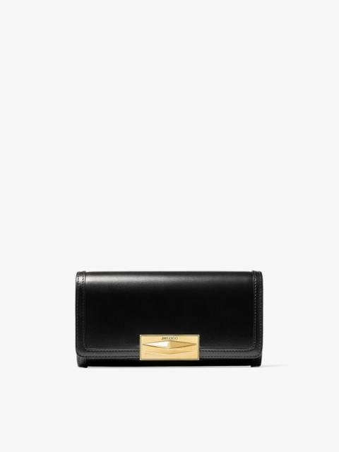 JIMMY CHOO Diamond Mini Shoulder
Black Calf Leather Mini Shoulder Bag