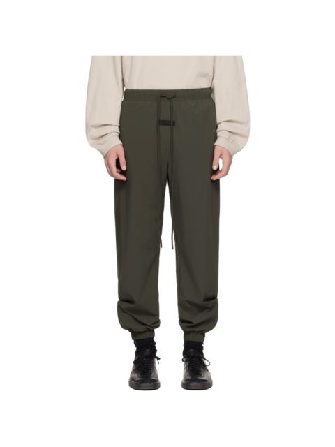 ESSENTIALS Gray Drawstring Track Pants