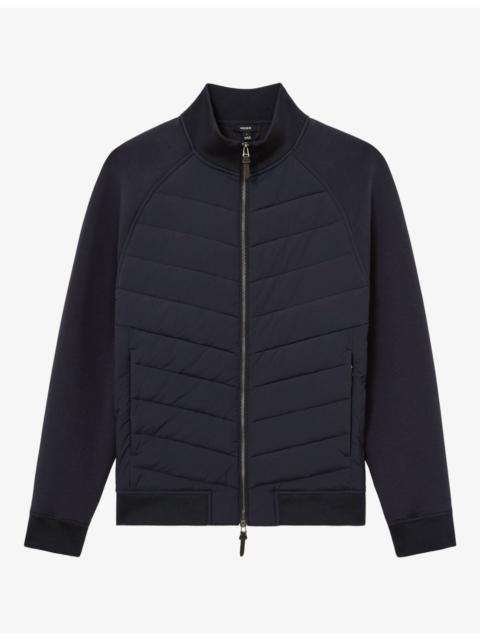 REISS Calvorn Quilted Cotton-Blend Jacket