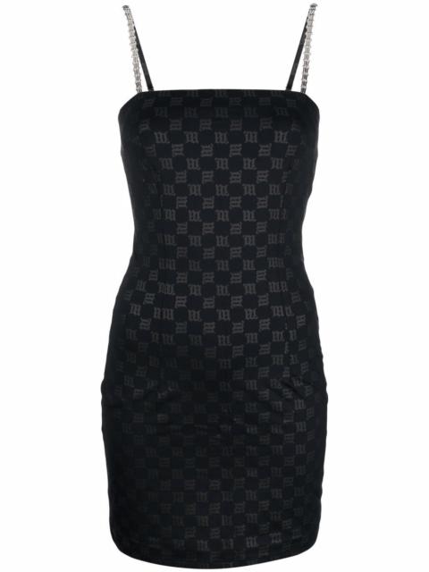 MISBHV monogram-print minidress