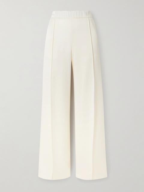 Jil Sander Satin wide-leg pants Cream