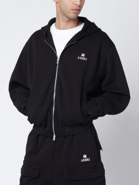 AMIRI Black cotton-blend zip sweatshirt