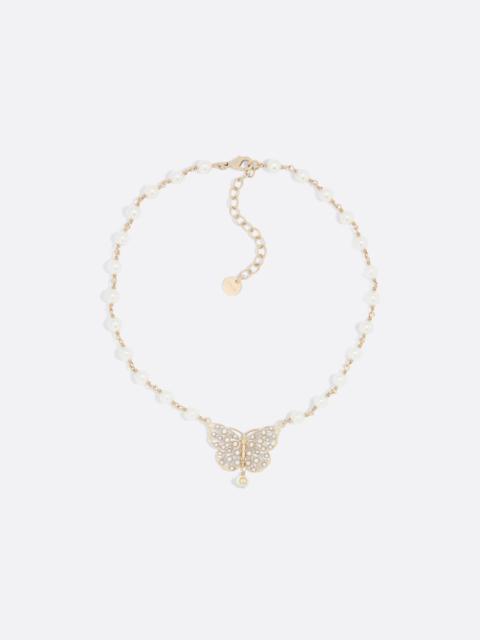 Dior Toile de Jouy Papillon Necklace