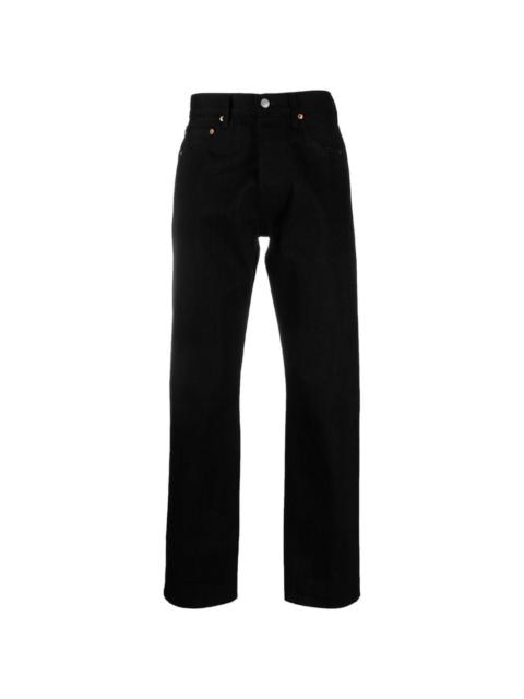organic cotton straight-fit jeans