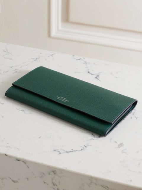 Smythson Marshall Panama textured-leather wallet