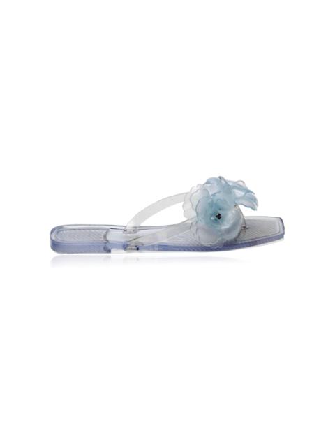 【関税&送料込】Coperni Transparent Silicone Flower Flip-Flo Coperni Transparent silicone flower flip-flops | TheDoubleF