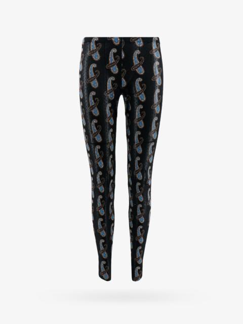 Etro Collant With Iconic Print