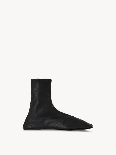 The Row Sock Boot in Leather