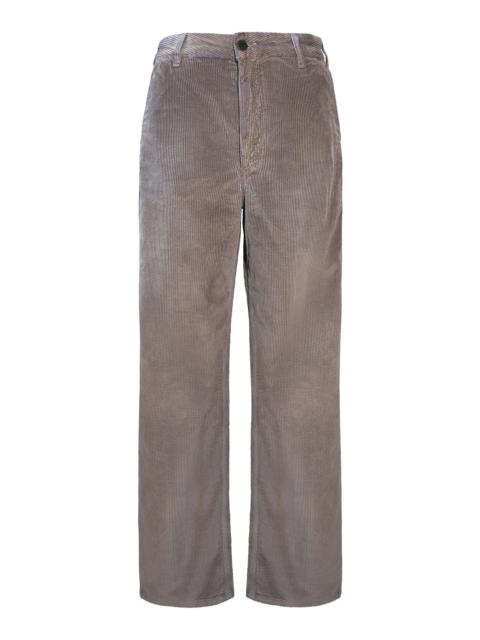 KALLMEYER Distressed High-Rise Straight-Leg Jeans brown