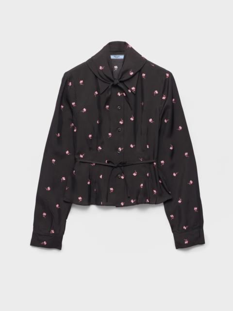 Prada Washed silk shirt