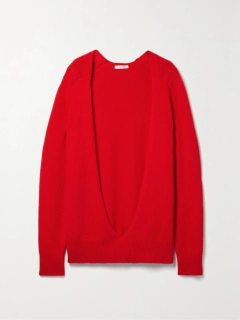 The Row Chevro Cutout Cashmere Sweater
