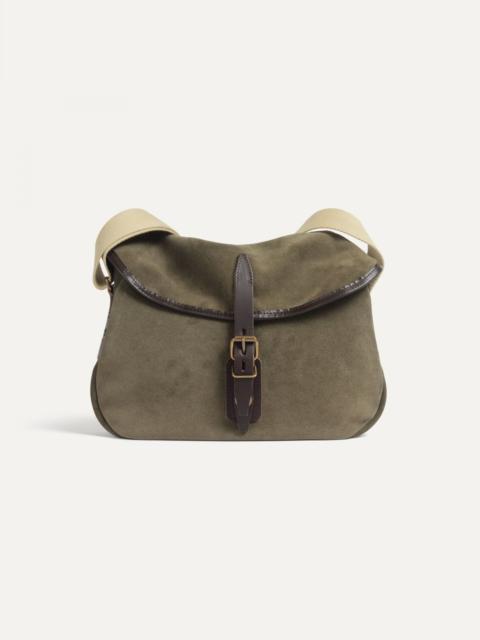 Bleu de Chauffe MUSETTE XS FISHERMAN'S BAG / SUEDE - MUSK