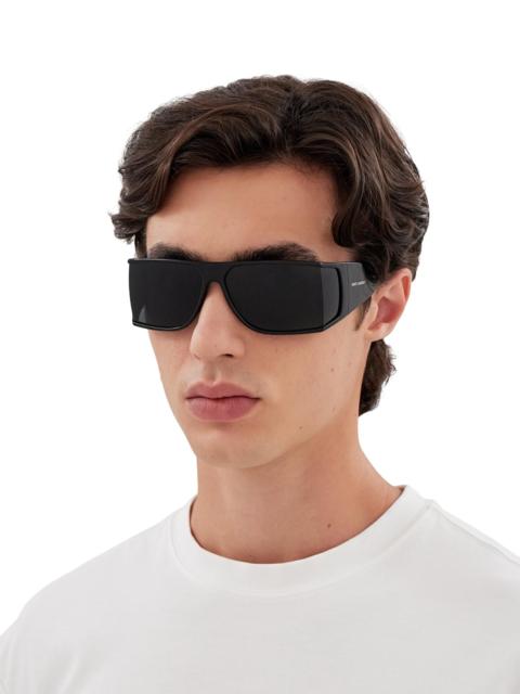 SAINT LAURENT Men's 75MM Rectangular Sunglasses - Black