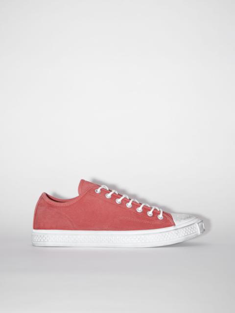 Low top sneakers - Cherry red