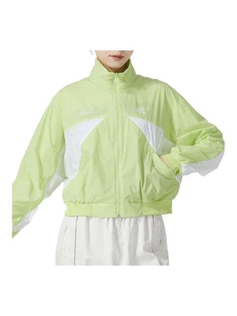 (WMNS) adidas RCO Woven Jackets 'Green White' IP7101