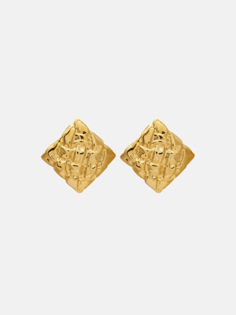 Jennifer Behr Blaine gold-plated earrings
