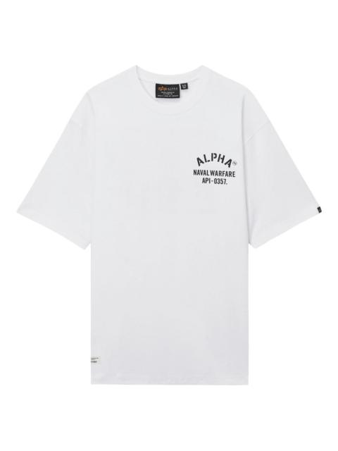 ALPHA INDUSTRIES graphic print T-shirt