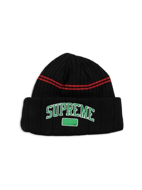 Supreme logo-embroidered beanie