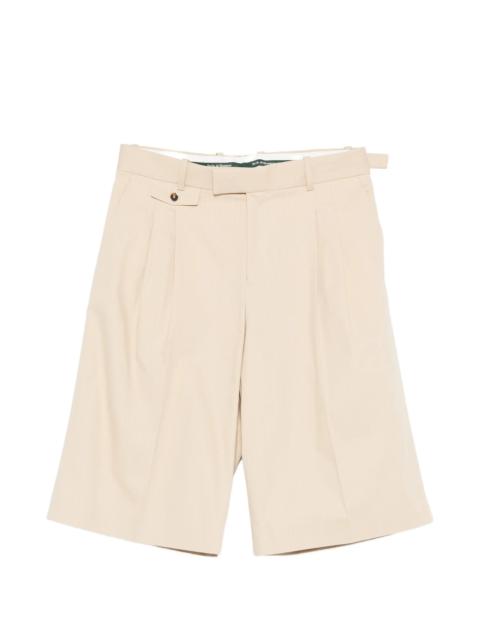 Drôle de Monsieur Drole De Monsieur Belt-loops Pleated Shorts