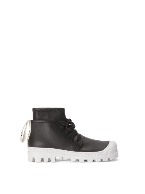 Loewe Stretch combat boot in lambskin