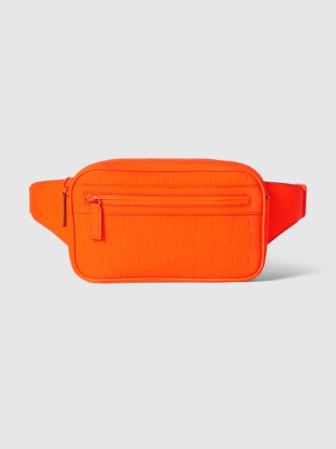 GUCCI GG rubber-effect belt bag