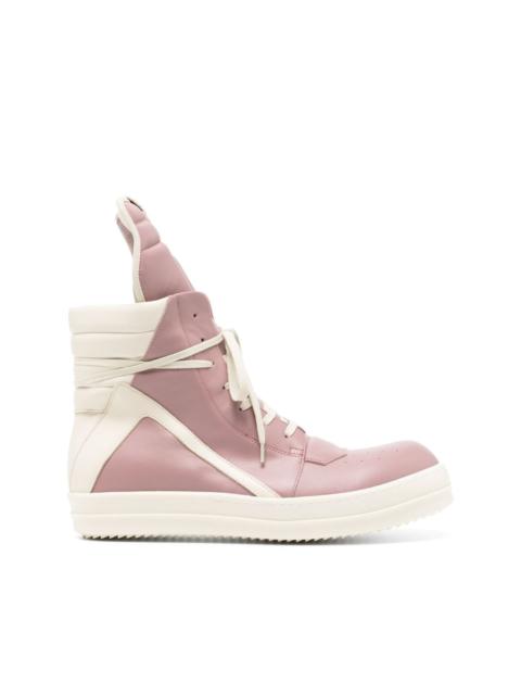 Geobasket high-top leather sneakers