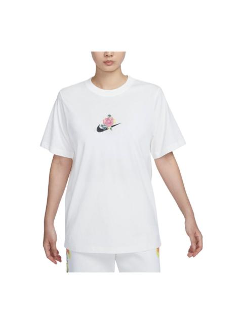 Nike (WMNS) Nike Sportswear Artist Collection Graphic T-Shirt Asia Sizing 'Sail' HF4684-133