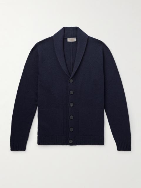 JOHN SMEDLEY Rockford Shawl-Collar Recycled-Cashmere and Merino Wool-Blend Cardigan