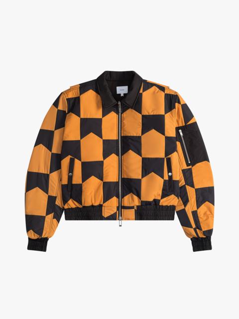 Rhude CHEVRON QUILTED MA1 JACKET