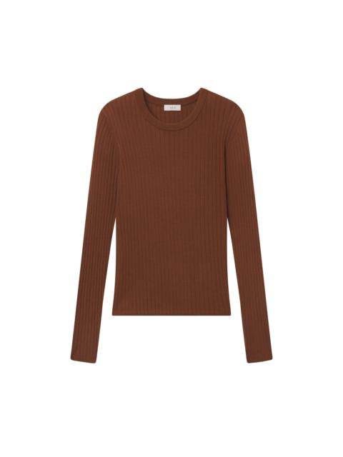 A.L.C. Kyle Ribbed Merino Top