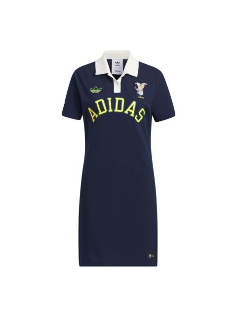 adidas (WMNS) adidas Dumbo Sportswear Dress 'Navy' IN1057