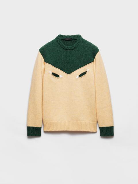Prada Oversized Shetland wool sweater