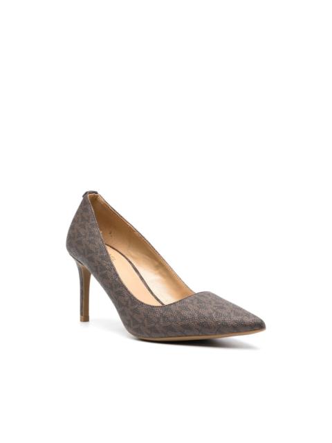 MICHAEL KORS monogram-print stiletto pumps