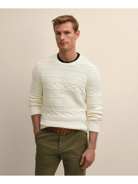 Brooks Brothers Supima® Cotton Gansey Knit Sweater