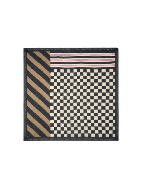Jean Paul Gaultier patchwork cotton scarf
