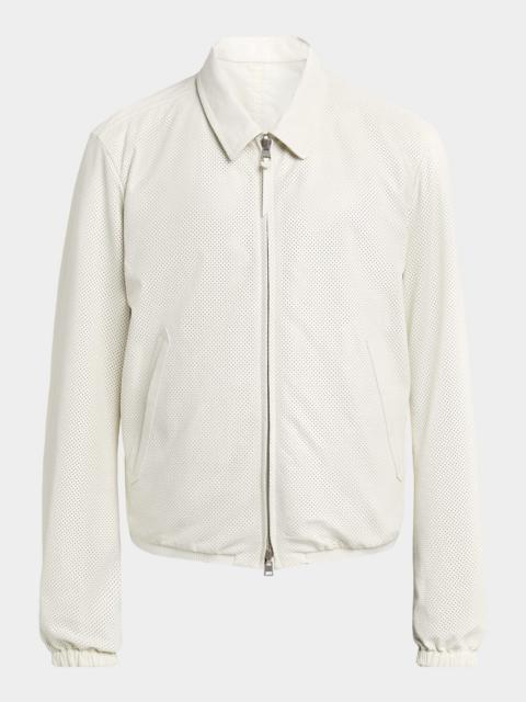 TOM FORD Men's Reversible Sheer Nylon Full-Zip Blouson