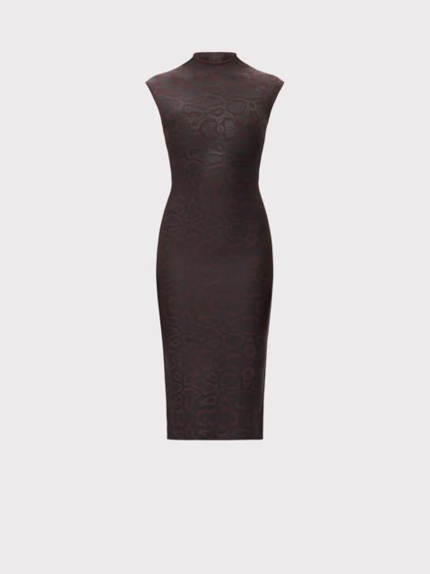 HERVE LEGER THE METALLIC ANITA DRESS