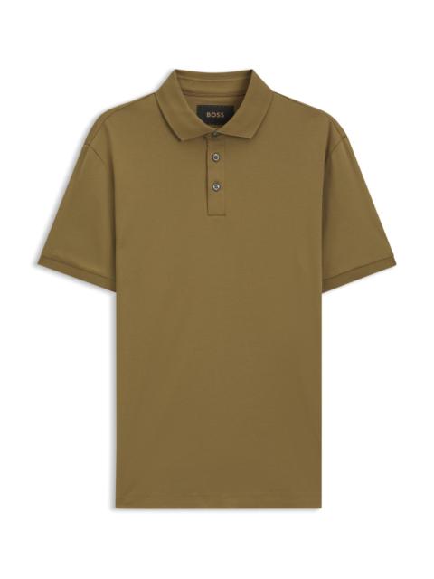 BOSS MERCERIZED-COTTON POLO SHIRT