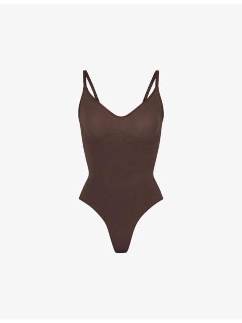 SKIMS Seamless Sculpt fitted stretch-woven body